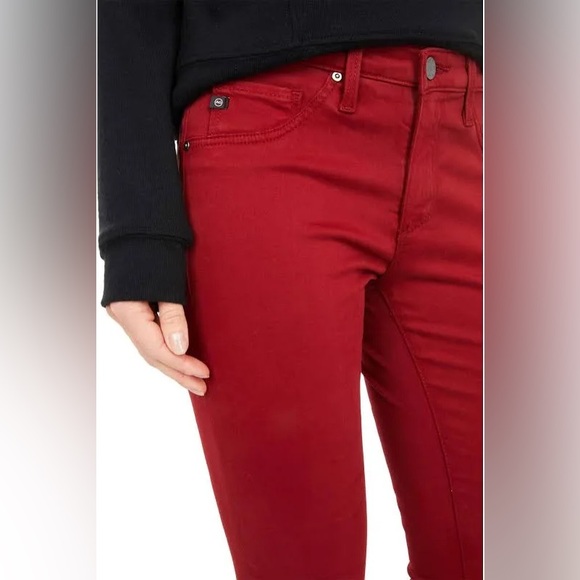 NWT! AG • Adriano Goldschmied • Legging Ankle • Rich Scarlet • 31 • Retail $178 - Picture 5 of 16